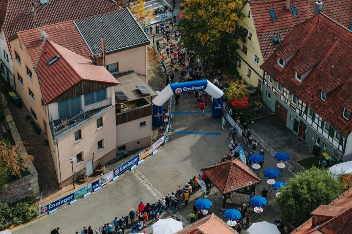 Drohnenbild Ortsmitte - Laufcup